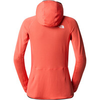 The North Face Sudaderas Montaña Mujer W BOLT POLARTEC HOODIE vista trasera