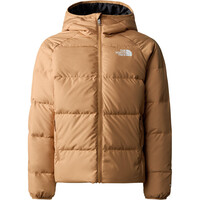 The North Face chaqueta outdoor niño B REVERSIBLE NORTH DOWN HOODED JACKET vista frontal