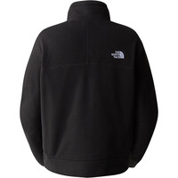 The North Face forro polar mujer W 100 GLACIER HALF ZIP vista trasera