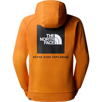 The North Face sudadera hombre M RAGLAN REDBOX HOODIE vista trasera