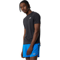 New Balance camiseta técnica manga corta hombre Impact Run Short Sleeve vista frontal