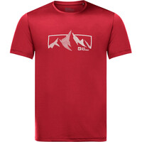 Jack Wolfskin camiseta montaña manga corta hombre PEAK GRAPHIC T M 03