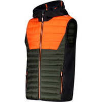 Cmp chaleco outdoor niño KID VEST HYBRID FIX HOOD vista detalle