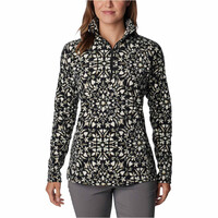 Columbia forro polar mujer Glacial IV Print 1/2 Zip vista frontal