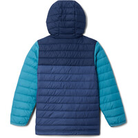 Columbia chaqueta outdoor niño Powder Lite Boys Hooded Jacket vista trasera