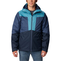 Columbia chaqueta impermeable insulada hombre Wallowa Park Interchange Jacket vista frontal