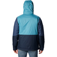 Columbia chaqueta impermeable insulada hombre Wallowa Park Interchange Jacket vista trasera