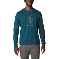 Columbia camiseta montaña manga larga hombre CSC Seasonal Logo LS Tee vista frontal