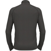 Odlo camiseta térmica manga larga hombre BL TOP turtle neck l/s half zip NATURAL vista trasera