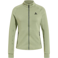 Odlo forro polar mujer Mid layer full zip BERRA vista frontal