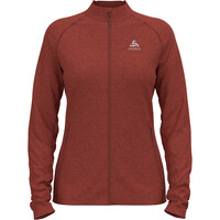 Odlo forro polar mujer Mid layer full zip TENCIA vista frontal