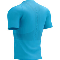 Compressport camisetas trail running manga corta hombre Trail Half-Zip Fitted SS Top vista trasera