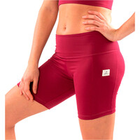 Ginadan pantalones y mallas cortas fitness mujer FOREVER SHORT POCKET vista frontal