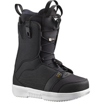 Salomon botas snowboard mujer SNOW. BOOTS PEARL Black/White/Gold lateral exterior