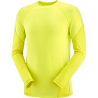 Salomon camisetas trail running manga larga hombre CROSS RUN LS TEE M vista detalle