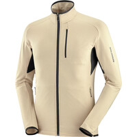 Salomon forro polar hombre ESSENTIAL LTWARM FZ M vista detalle