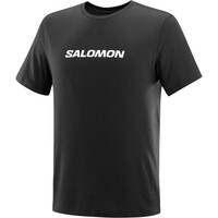 Salomon camiseta montaña manga corta hombre SAL LOGO PERF SS TEE M vista detalle