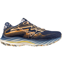 Mizuno zapatilla running mujer WAVE RIDER 27 ROXY (W) lateral exterior