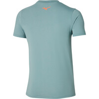 Mizuno camiseta técnica manga corta hombre Athletics Graphic Tee vista trasera