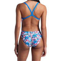 Arena bañador natación mujer BAADOR ARENA MULTI CAMO SWIMSUIT CHALLENGE BACK vista trasera