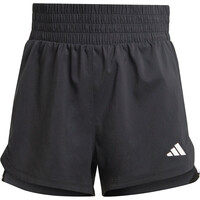 adidas pantalones y mallas cortas fitness mujer PACER WVN HIGH 04