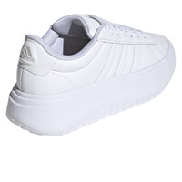 adidas zapatilla moda mujer GRAND COURT PLATFORM vista trasera