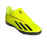 adidas botas de futbol niño multitaco y terreno duro X CRAZYFAST CLUB VEL TF J lateral interior