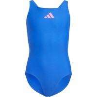 adidas bañador natación niña 3 BARS SOL ST Y vista frontal