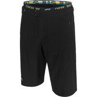 Spiuk pantalón corto ciclismo hombre BERMUDA ALL TERRAIN GRAVEL UNISEX NEGRO vista frontal