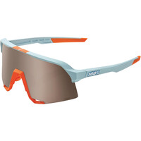 100% gafas ciclismo S3 - Soft Tact Two Tone - Silver Lens vista frontal
