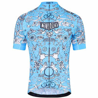Cycology maillot manga corta hombre Velo Tattoo Men's Cycling  Jersey vista frontal