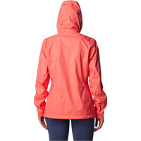 Columbia chaqueta impermeable mujer Pouring Adventure II Jacket vista trasera