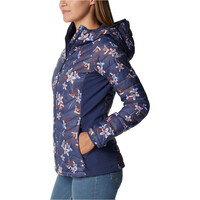 Columbia chaqueta outdoor mujer Powder Pass Hooded Jacket vista detalle