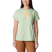 Columbia camiseta montaña manga corta mujer Sun Trek SS Graphic Tee vista frontal