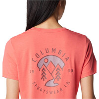 Columbia camiseta montaña manga corta mujer Sun Trek SS Graphic Tee 04