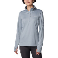 Columbia forro polar mujer W Park View Grid Fleece 1/2 Zip vista frontal