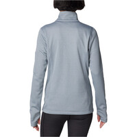 Columbia forro polar mujer W Park View Grid Fleece 1/2 Zip vista trasera