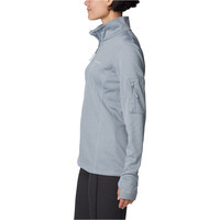 Columbia forro polar mujer W Park View Grid Fleece 1/2 Zip vista detalle