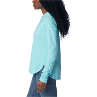 Columbia camiseta montaña manga larga mujer Sun Trek EU Hooded Pullover vista detalle