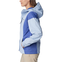Columbia chaqueta impermeable mujer Hikebound Jacket vista detalle