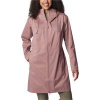 Columbia chaqueta impermeable mujer Weekend Adventure Long Shell vista frontal