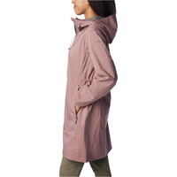 Columbia chaqueta impermeable mujer Weekend Adventure Long Shell vista detalle