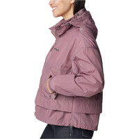 Columbia chaqueta softshell mujer Paracutie Windbreaker vista detalle