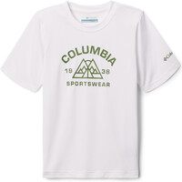 Columbia camiseta montaña manga corta niño Mount Echo Short Sleeve Graphic Shirt vista frontal