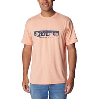 Columbia camiseta montaña manga corta hombre Kwick Hike Graphic SS Tee vista frontal