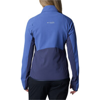 Columbia forro polar mujer Spectre Ridge Full Zip Tech Fleece vista trasera