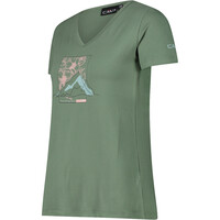 Cmp camiseta montaña manga corta mujer WOMAN T-SHIRT vista detalle