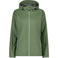 WOMAN JACKET RAIN FIX HOOD