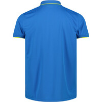 Cmp camiseta montaña manga corta hombre MAN POLO vista trasera