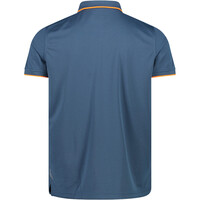 Cmp camiseta montaña manga corta hombre MAN POLO vista trasera